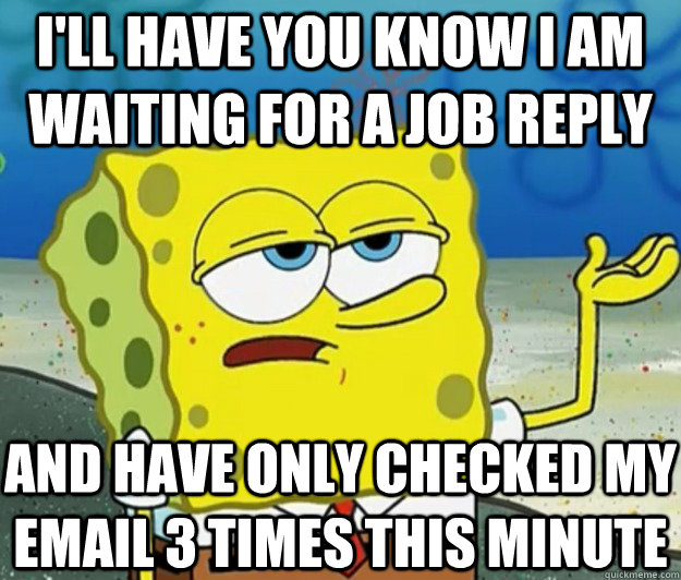 spongebob job reply